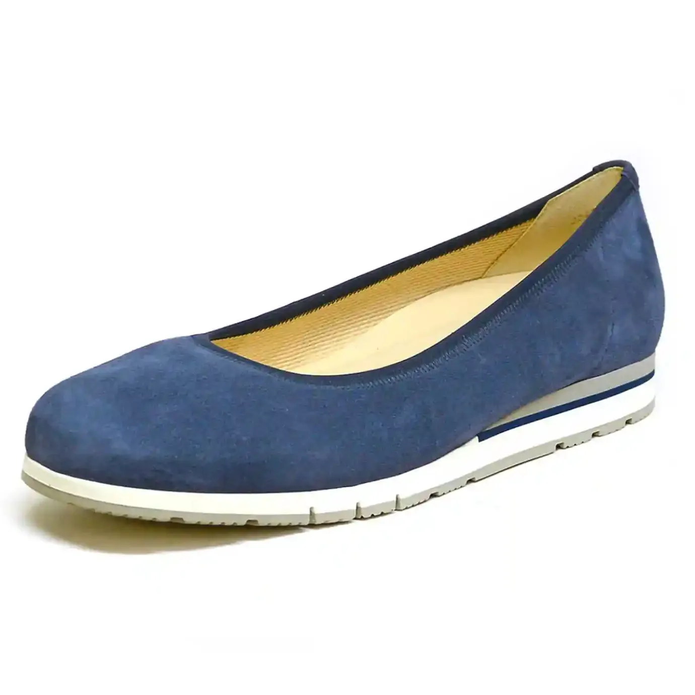 Sacapuce Ballerines>ALINE velours bleu