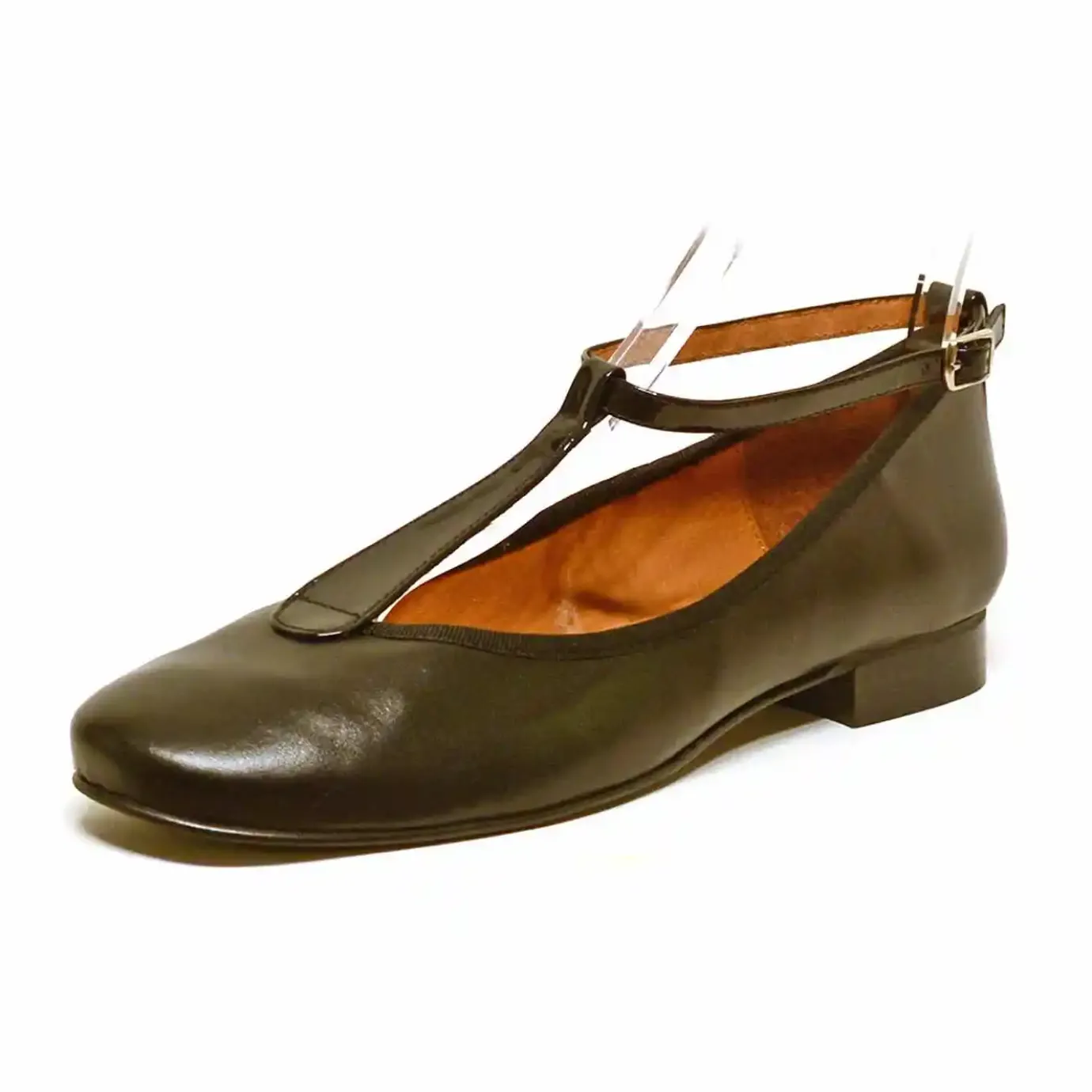 Sacapuce Ballerines>ANDREAS cuir noir