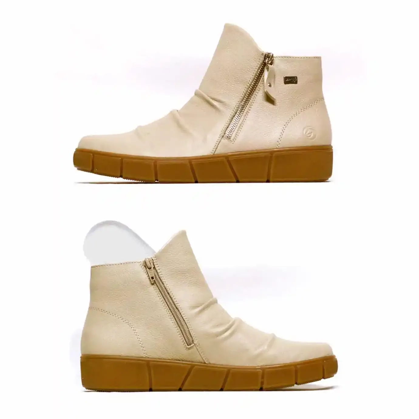 Sacapuce Bottes Bottines>ANTONIA cuir beige