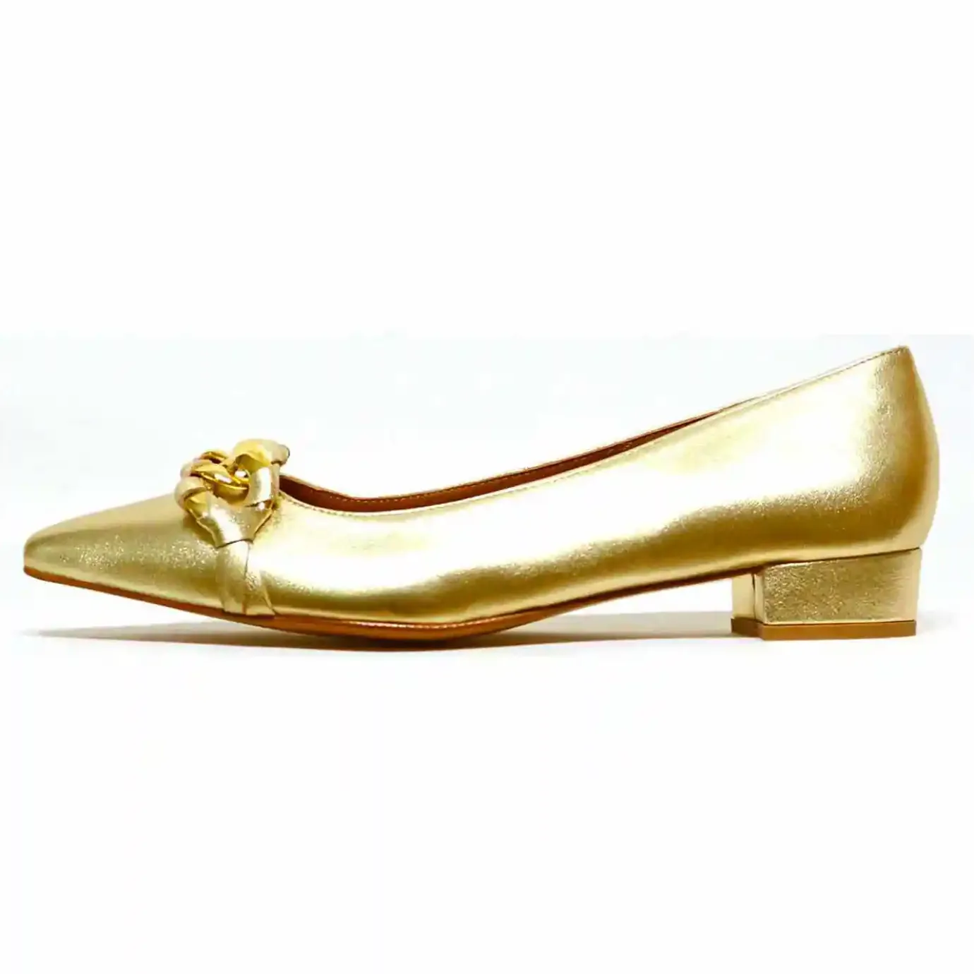 Sacapuce Ballerines | Trotteurs Ville>BILBAO cuir or