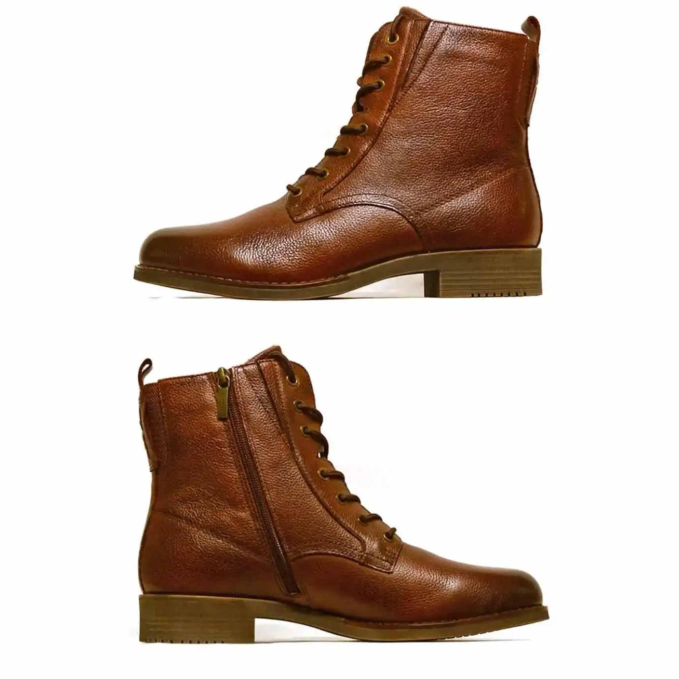 Sacapuce Bottes Bottines>BOSTON cuir marron