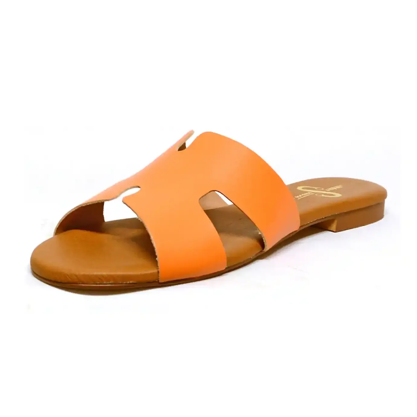 Sacapuce Sandalettes Sabots>CLARICE cuir orange