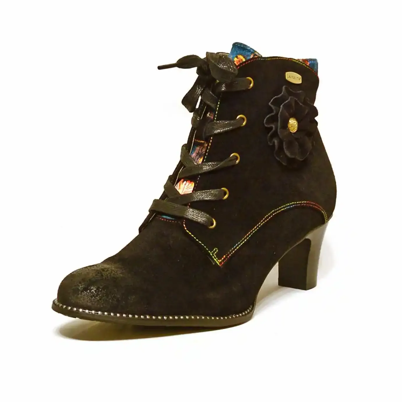 Sacapuce Bottes Bottines>DORIANE velours noir