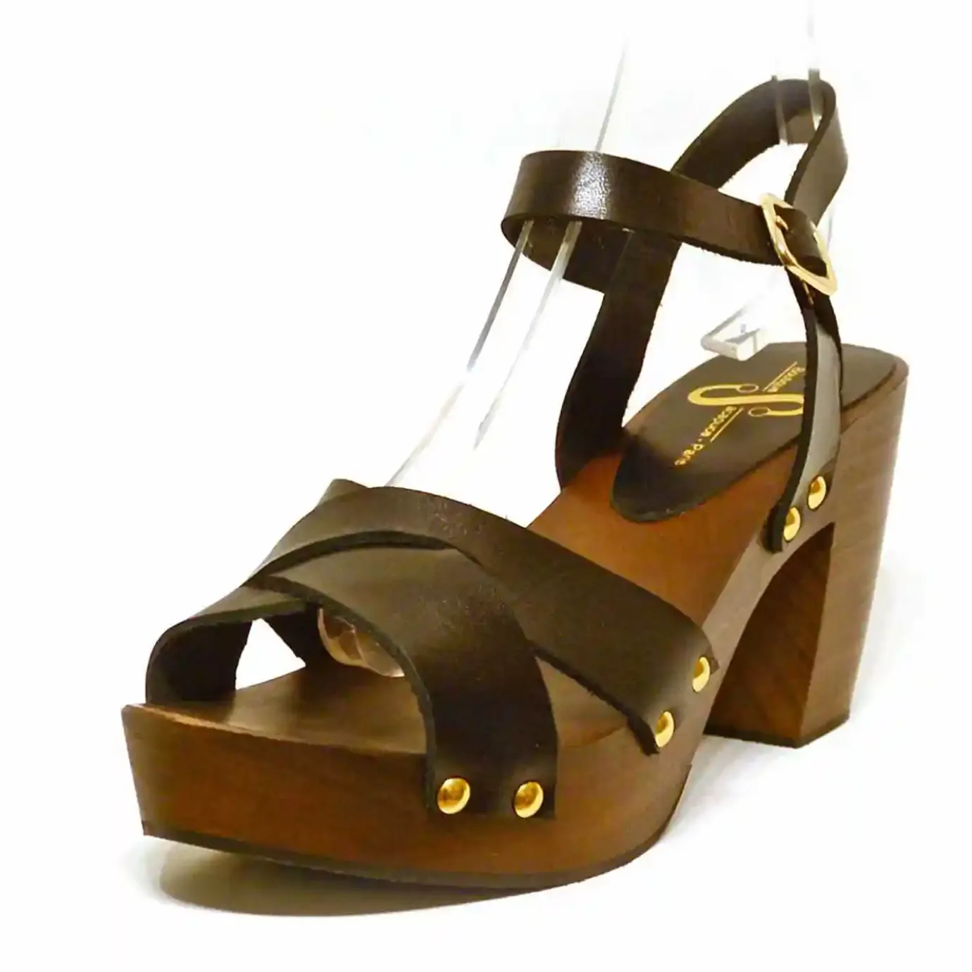 Sacapuce Sandalettes Sabots>ESTELLE cuir noir