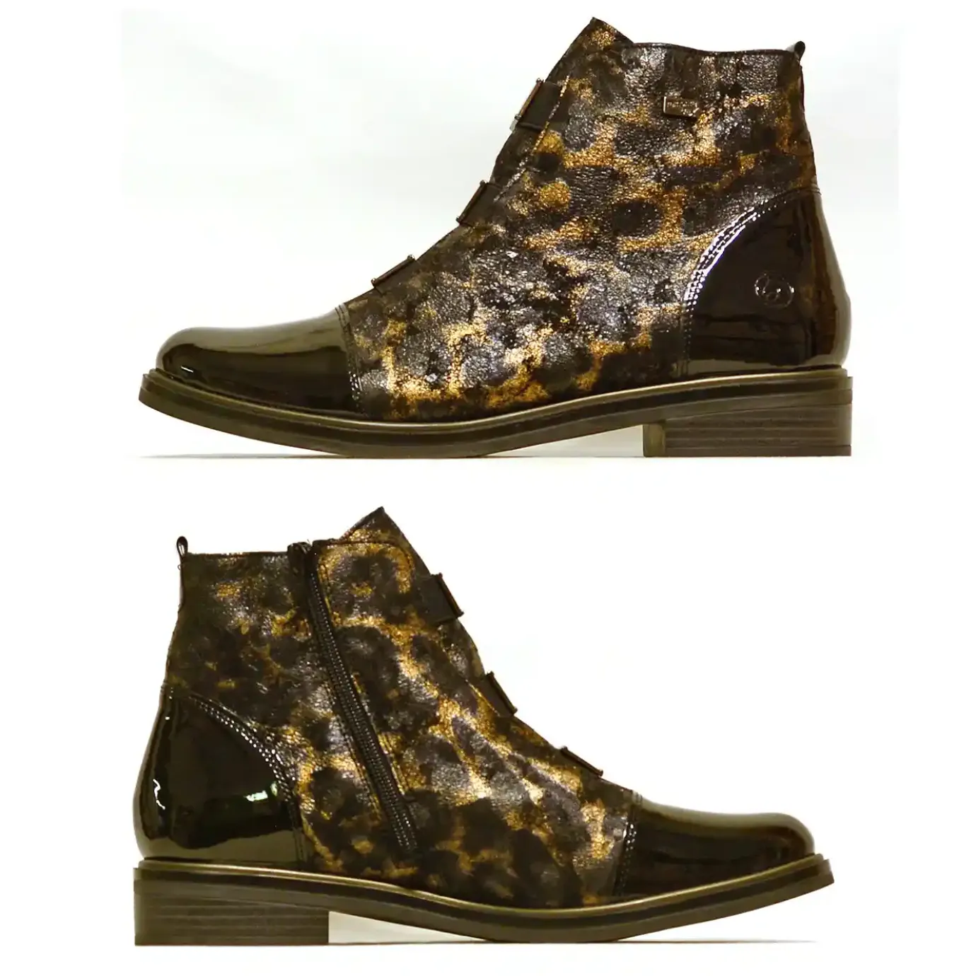 Sacapuce Bottes Bottines>FLORE textile et vernis