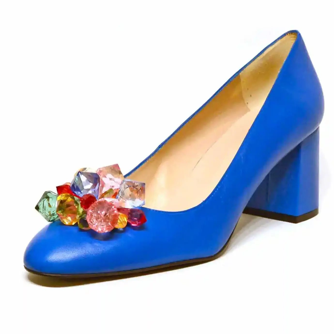 Sacapuce Escarpins Habillés>GABRIELA cuir bleu