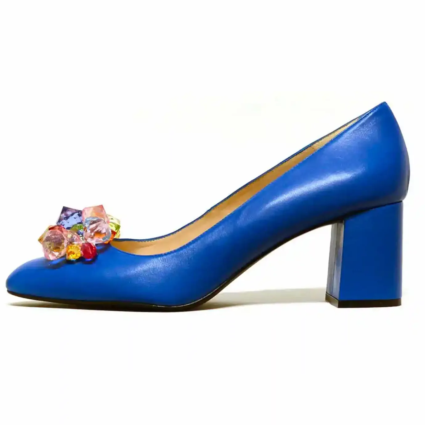 Sacapuce Escarpins Habillés>GABRIELA cuir bleu