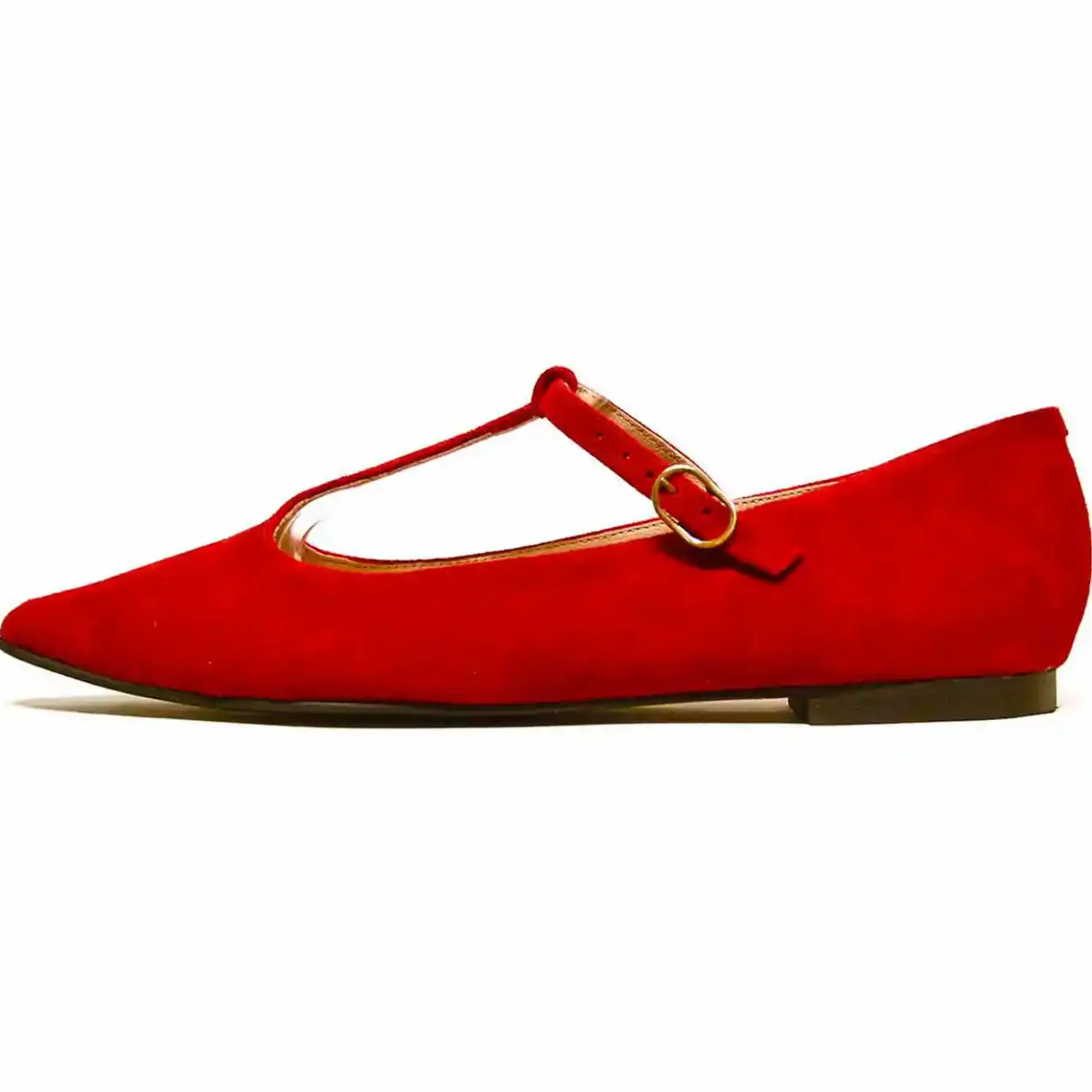 Sacapuce Ballerines>GIOVANNA velours rouge