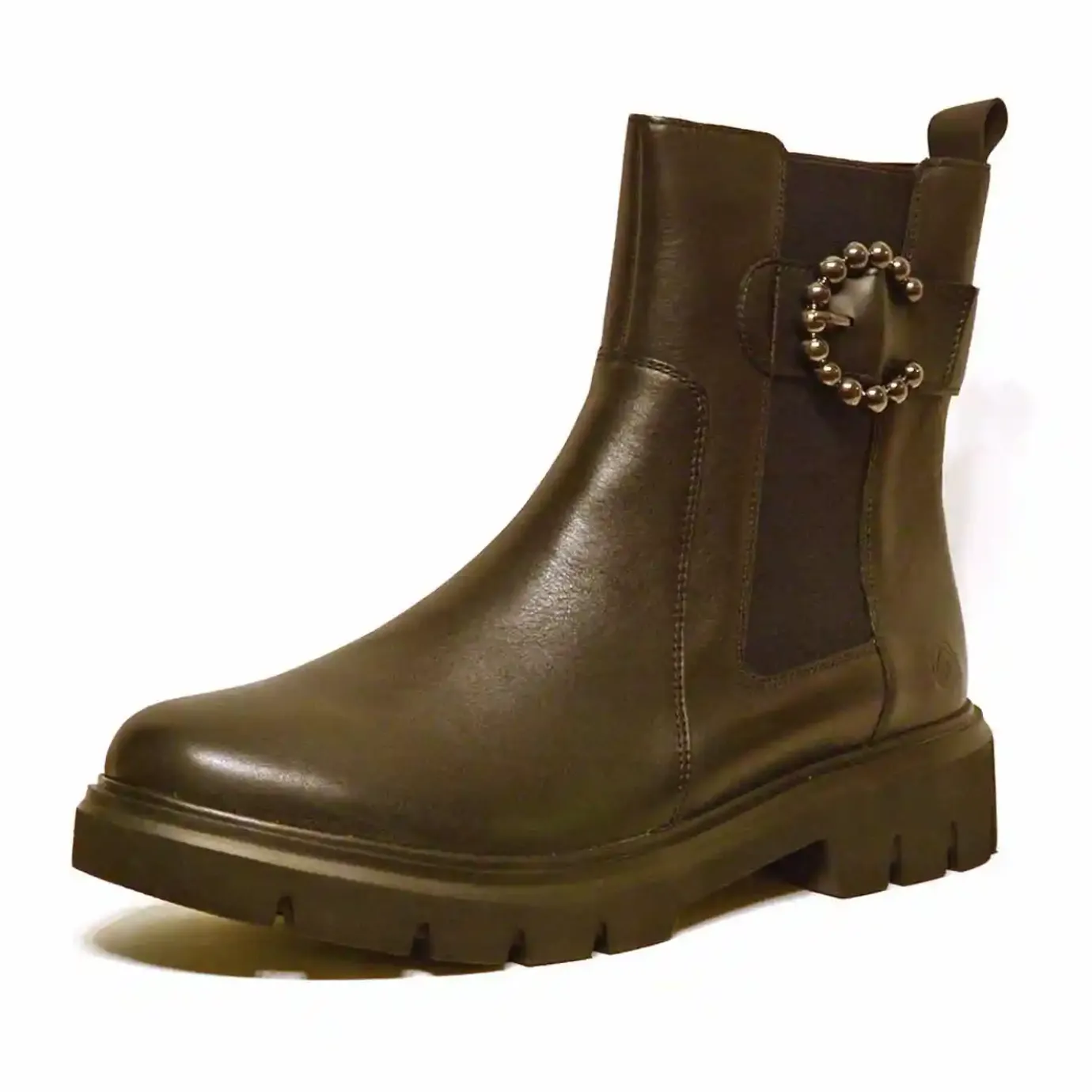 Sacapuce Bottes Bottines>LANETTE cuir noir