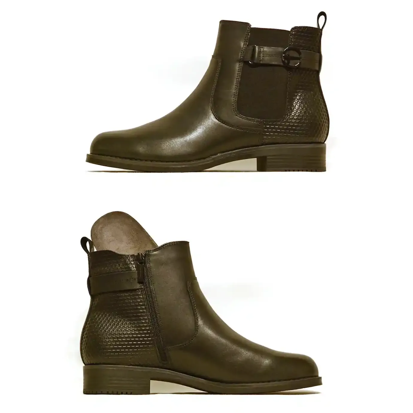 Sacapuce Bottes Bottines>LOUISE cuir noir