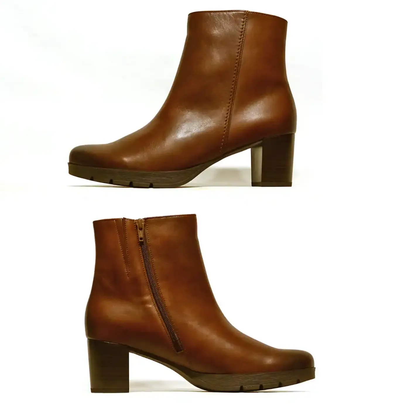 Sacapuce Bottes Bottines>MADDY cuir marron