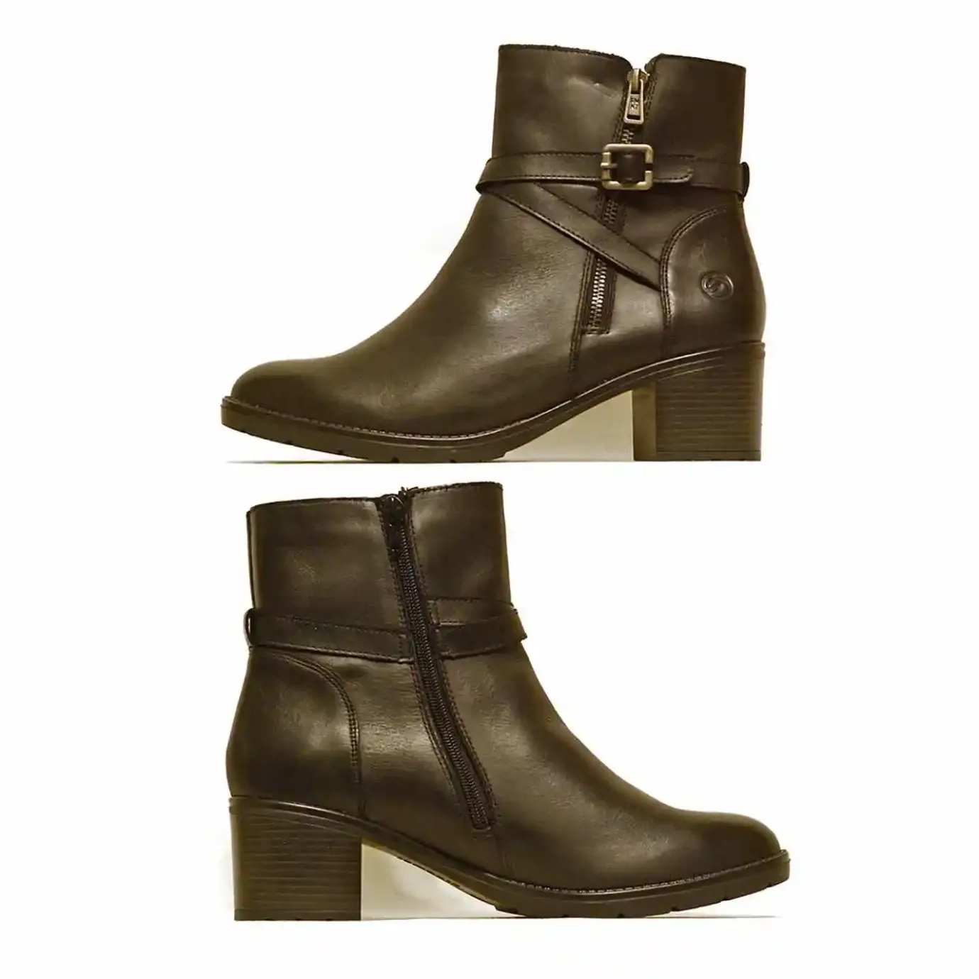 Sacapuce Bottes Bottines>MANEL cuir noir