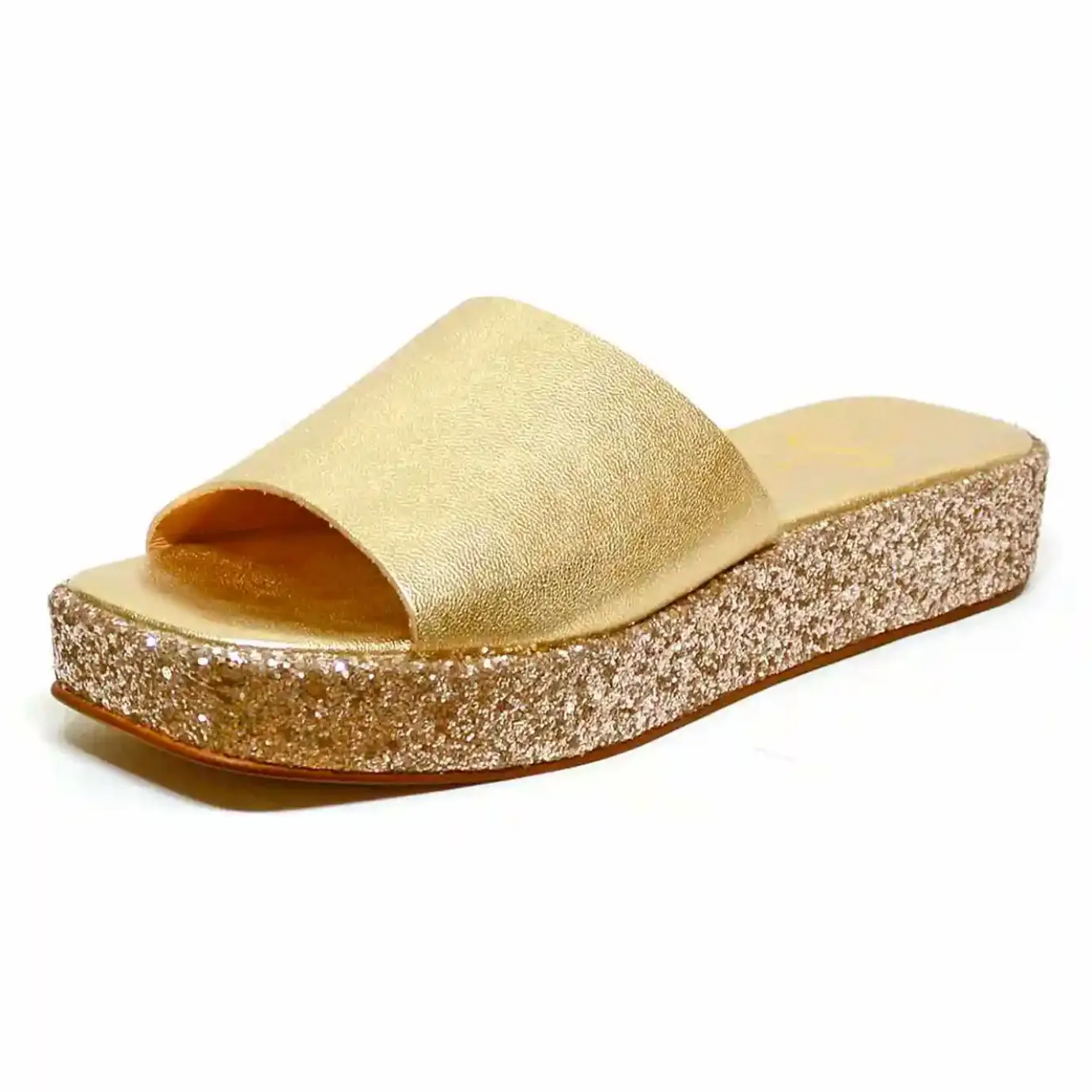 Sacapuce Sandalettes Sabots>MANGO platine glitter ton