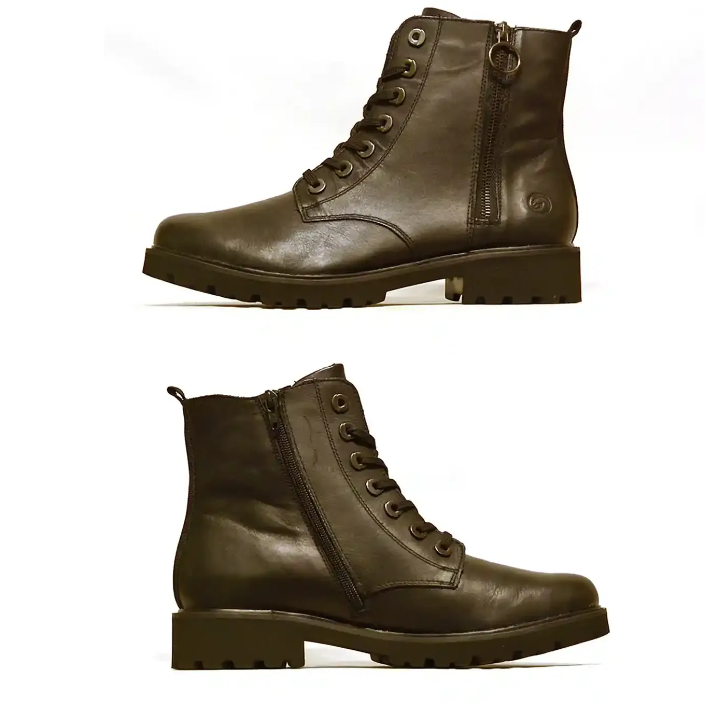 Sacapuce Bottes Bottines>MOUAKA cuir noir