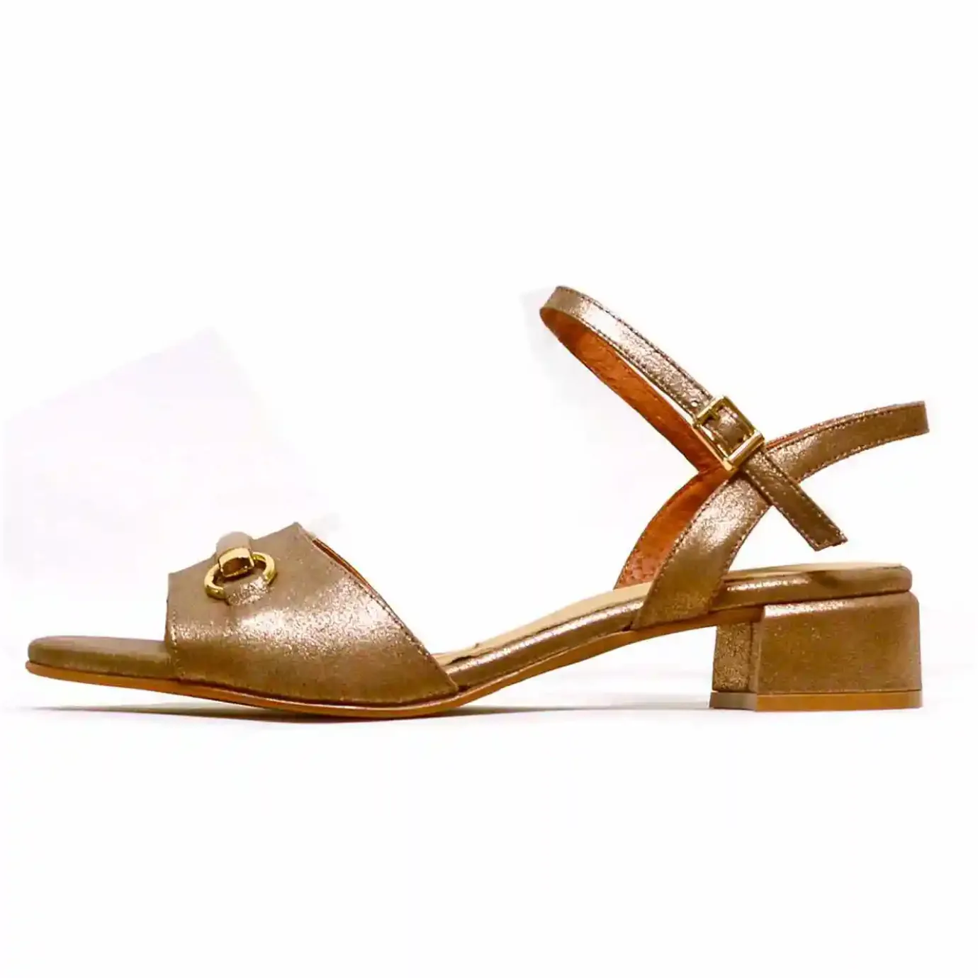 Sacapuce Sandales Habillées>PERNA cuir bronze