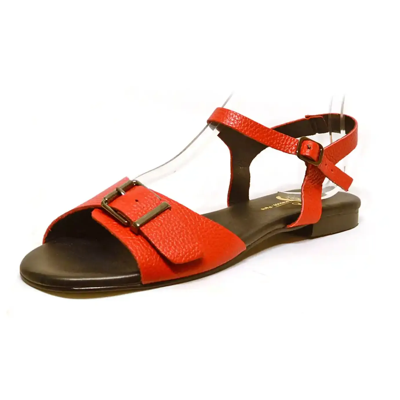 Sacapuce Sandalettes Sabots>PILAR cuir rouge