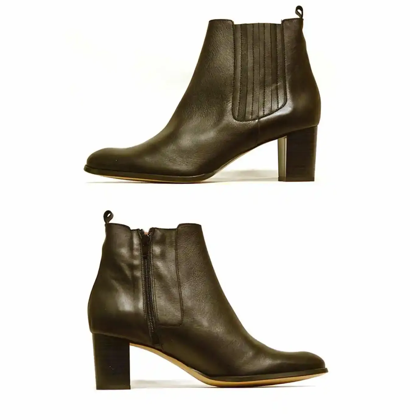 Sacapuce Bottes Bottines>ROBBIE cuir noir